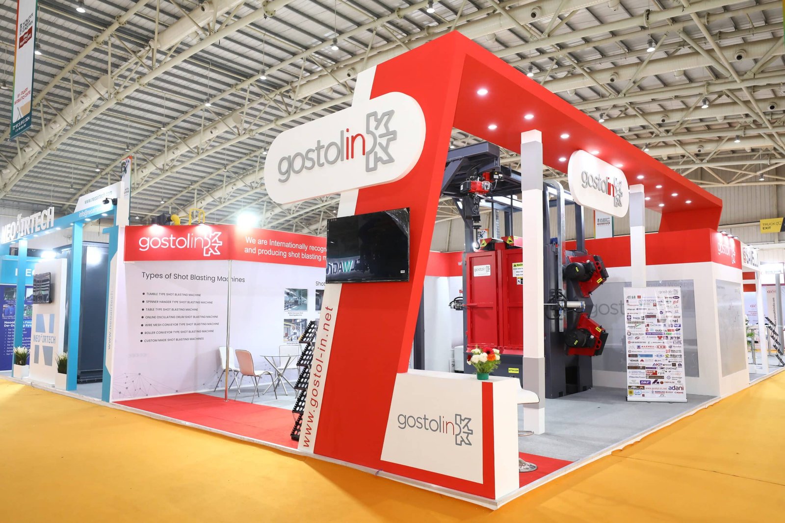 Different types of trade show booths